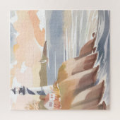 Puzzle Phare sur la rive | Océan aquarelle (Vertical)
