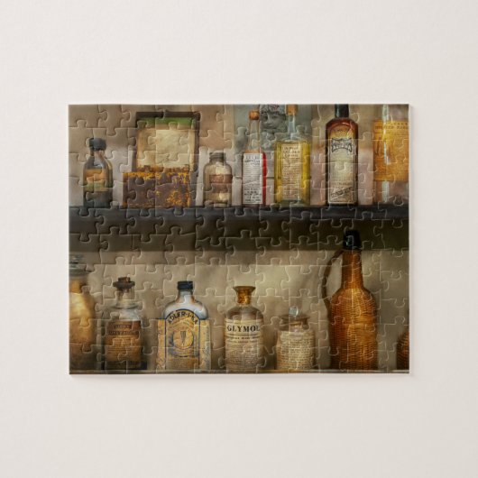 Puzzle Pharmacie - Médicaments du passé (Horizontal)