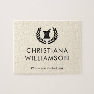 Puzzle Pharmaciste Élégant Personnalisé Personnel de la p