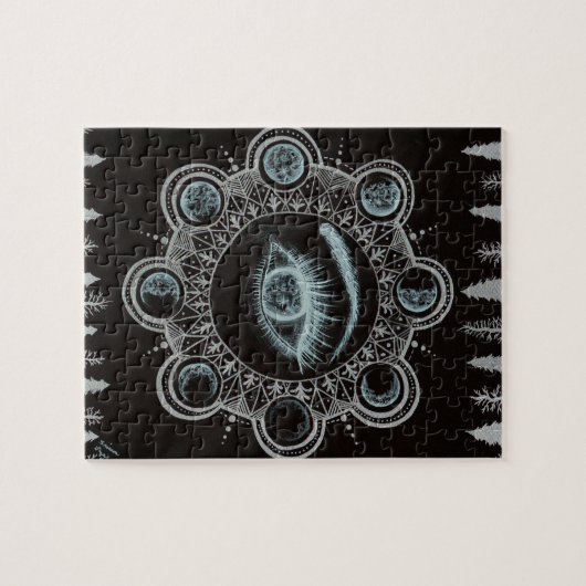 Puzzle Phases de l'oeil de lune (Horizontal)