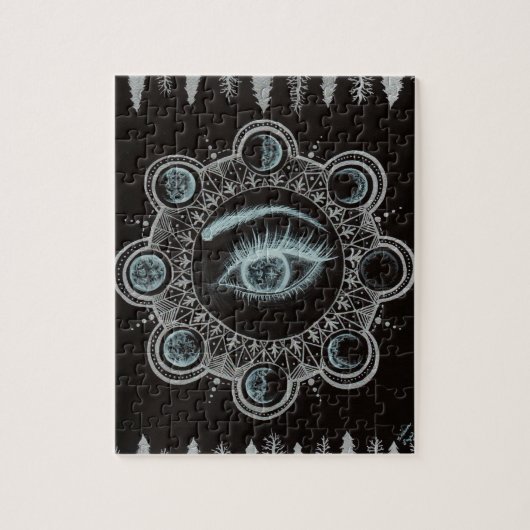 Puzzle Phases de l'oeil de lune (Vertical)