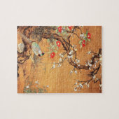 Puzzle Phéasé et camélia l'art oriental chinois à l'encre (Horizontal)