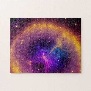 Puzzle Phénomène mystique violet du Cosmos
