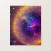 Puzzle Phénomène mystique violet du Cosmos (Vertical)