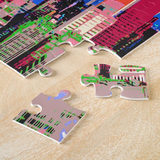 Puzzle Philadelphie Sky style Noël (Côté)