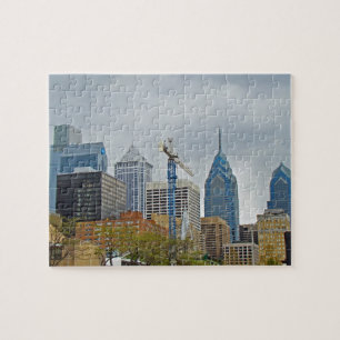 Puzzle Philadelphie Skyline de la promenade fluviale