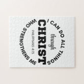 Puzzle Philippiens 4:13 Je peux faire toutes les choses É (Horizontal)