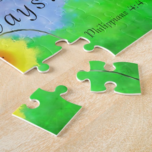 Puzzle Philippiens 4:4 Réjouissez-vous toujours dans le S (Côté)