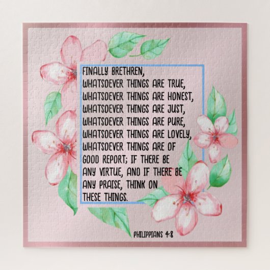 Puzzle Philippiens 4:8 (Vertical)