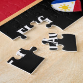 Puzzle Philippine Flag & Philippines / Philippines (Côté)