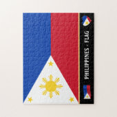 Puzzle Philippine Flag & Philippines / Philippines (Vertical)
