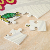 Puzzle Philippines Vintage Tarsier Drapeau Palm Souvenir (Côté)