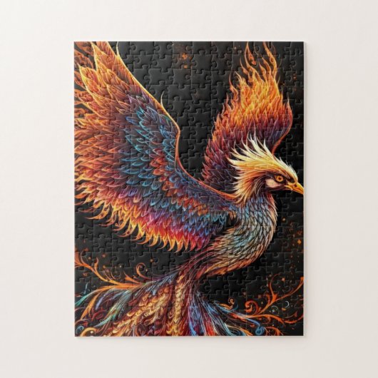 Puzzle Phoenix Bird (Vertical)
