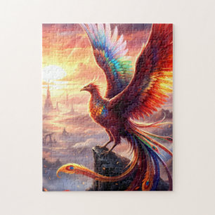 Puzzle Phoenix incroyable au lever du soleil