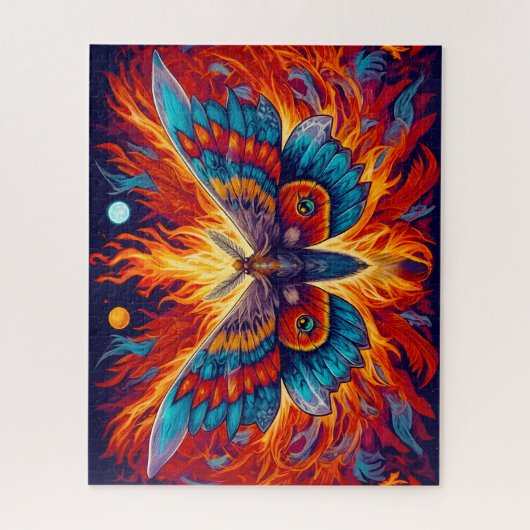 Puzzle Phoenix Moth (Vertical)