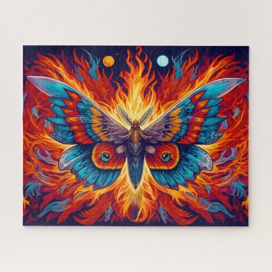 Puzzle Phoenix Moth (Horizontal)