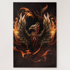 Puzzle.Phoenix vogel van Zhnec. Legpuzzel