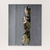 Puzzle Phoques du port à Island Beach State Park (Vertical)