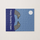 Puzzle Phoques Moines en rendez-vous (Horizontal)