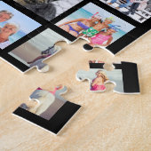 Puzzle Photo Collage 45 images noir (Côté)