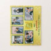 Puzzle Photo Collage 6 Img Live Love Learn Lauder Golden (Vertical)