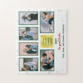 Puzzle Photo Collage 6 Img Live Love Learn Lauder White (Vertical)
