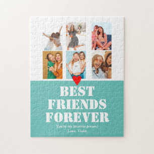 Puzzle Photo Collage BFF Cadeau Anniversaire Personnalisé