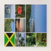Puzzle Photo Collage de Jamaïque (Horizontal)