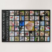 Puzzle Photo Collage FAMILLE EST TOUT Noir (Horizontal)