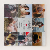 Puzzle Photo Collage ''I Love You'' (Horizontal)