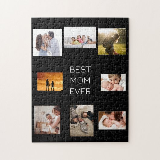 Puzzle Photo Collage Meilleure Maman Jamais Noire (Vertical)