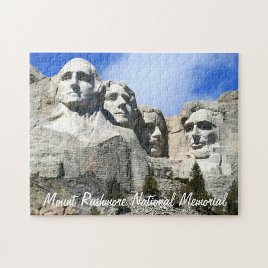 Puzzle Photo commémorative nationale du mont Rushmore de (Horizontal)