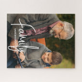 Puzzle Photo complète - Texte de la famille de scripts ve (Horizontal)