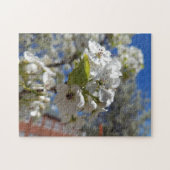 Puzzle photo créative de fleur d'arbre blanc (Horizontal)