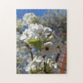 Puzzle photo créative de fleur d'arbre blanc (Vertical)