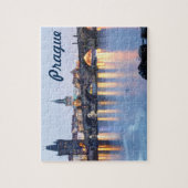 Puzzle Photo crépusculaire de souvenir de vue de rivière (Vertical)