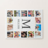 Puzzle Photo Custom Family Collage Personnalité de White (Horizontal)