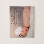 Puzzle Photo d'Announcement (Vertical)