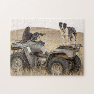 Puzzle Photo de chien de l'ATV robuste et robuste