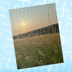 Puzzle Photo de coucher de soleil amusant, soirée jeux en