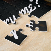 Puzzle Photo de couple unique mariage amusant (Côté)