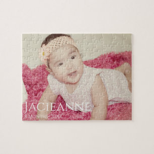Puzzle Photo de Enfants Vintage Typographie Minimaliste