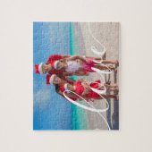 Puzzle Photo de famille à l'écriture script (Vertical)