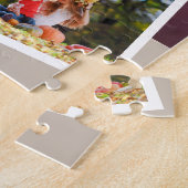 Puzzle Photo de famille Collage Zigzag Photo Carré (Côté)