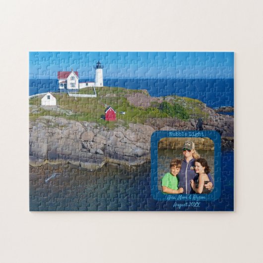 Puzzle Photo de famille du phare de Nubble (Horizontal)