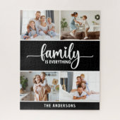 Puzzle Photo de famille moderne simple Script (Vertical)