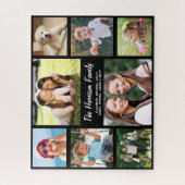 Puzzle Photo de famille noir (Vertical)
