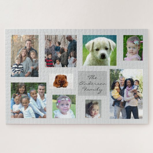 Puzzle - Photo de famille personnalisée (Horizontal)