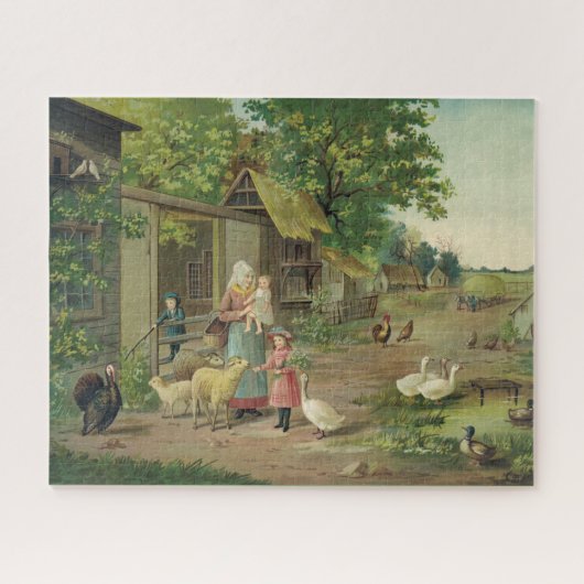 Puzzle photo de ferme vintage (Horizontal)