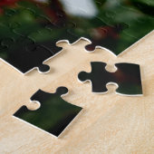 Puzzle photo de fleur de fuchsia rose créatif (Côté)